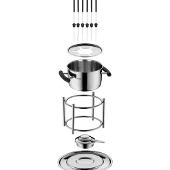 WMF Fondues|Fondues|Allegro Party Fondue-Set, 11-teilig
