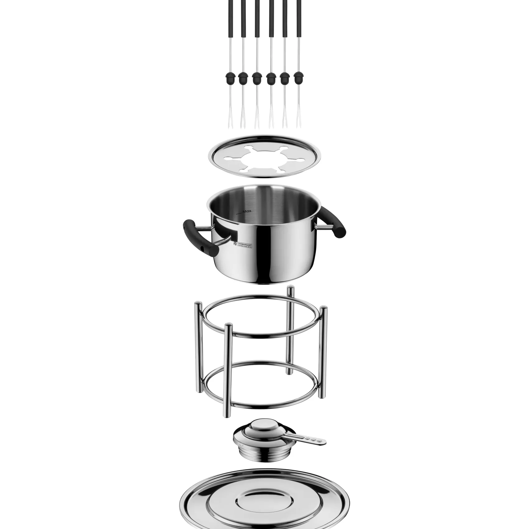 WMF Fondues|Fondues|Allegro Party Fondue-Set, 11-teilig