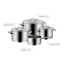 WMF Topfsets|Aparto Topf-Vorteils-Set*, 4-teilig