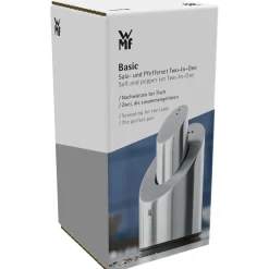 WMF Salz- & Pfefferstreuer|Basic Salz- und Pfefferstreuer-Set, 2-teilig, 4,5 cm