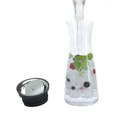 WMF Karaffen & Dekanter|Basic Wasserkaraffe, 0,75 l, Schwarz