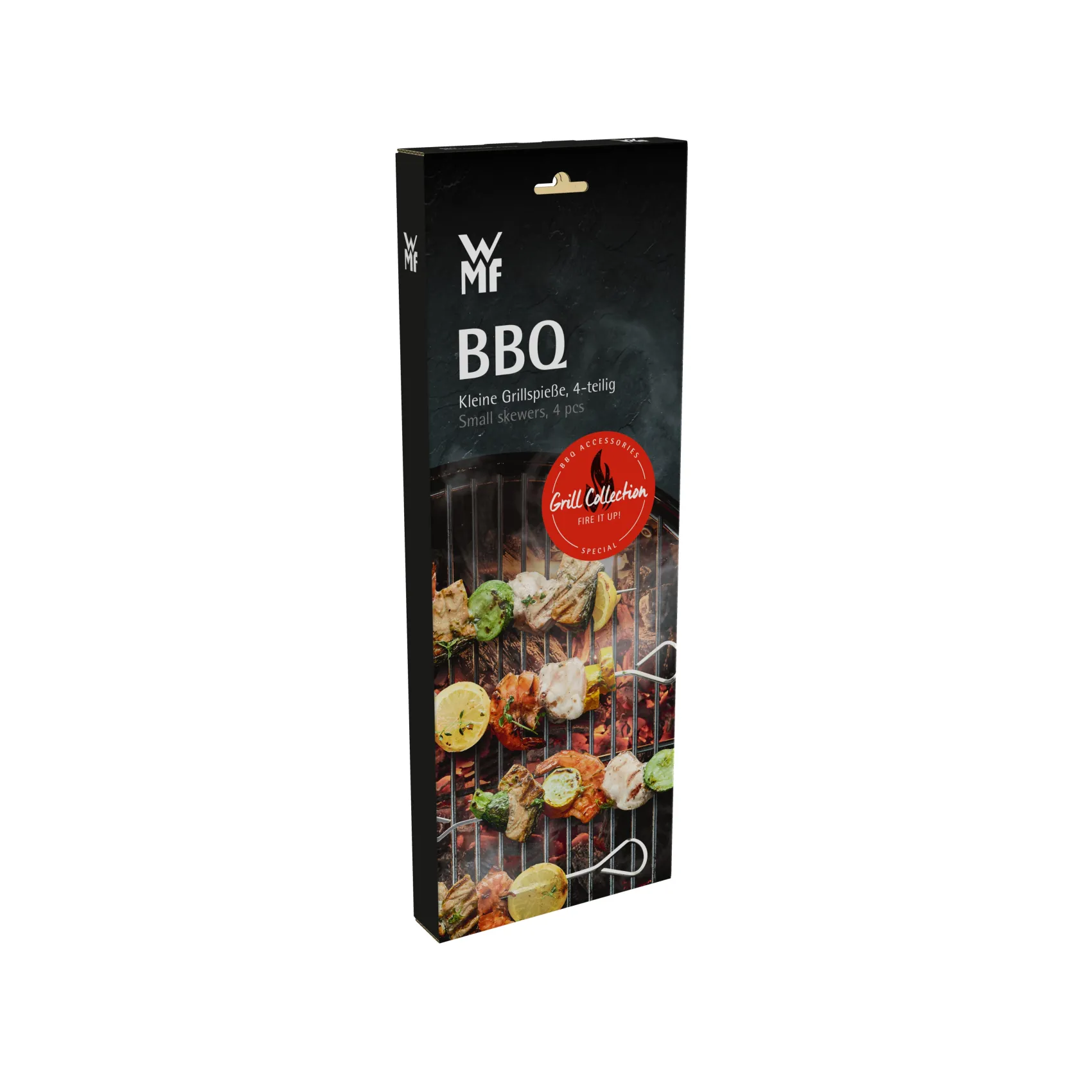 WMF Grillzubehör|BBQ Grillspieße-Set, 4-teilig