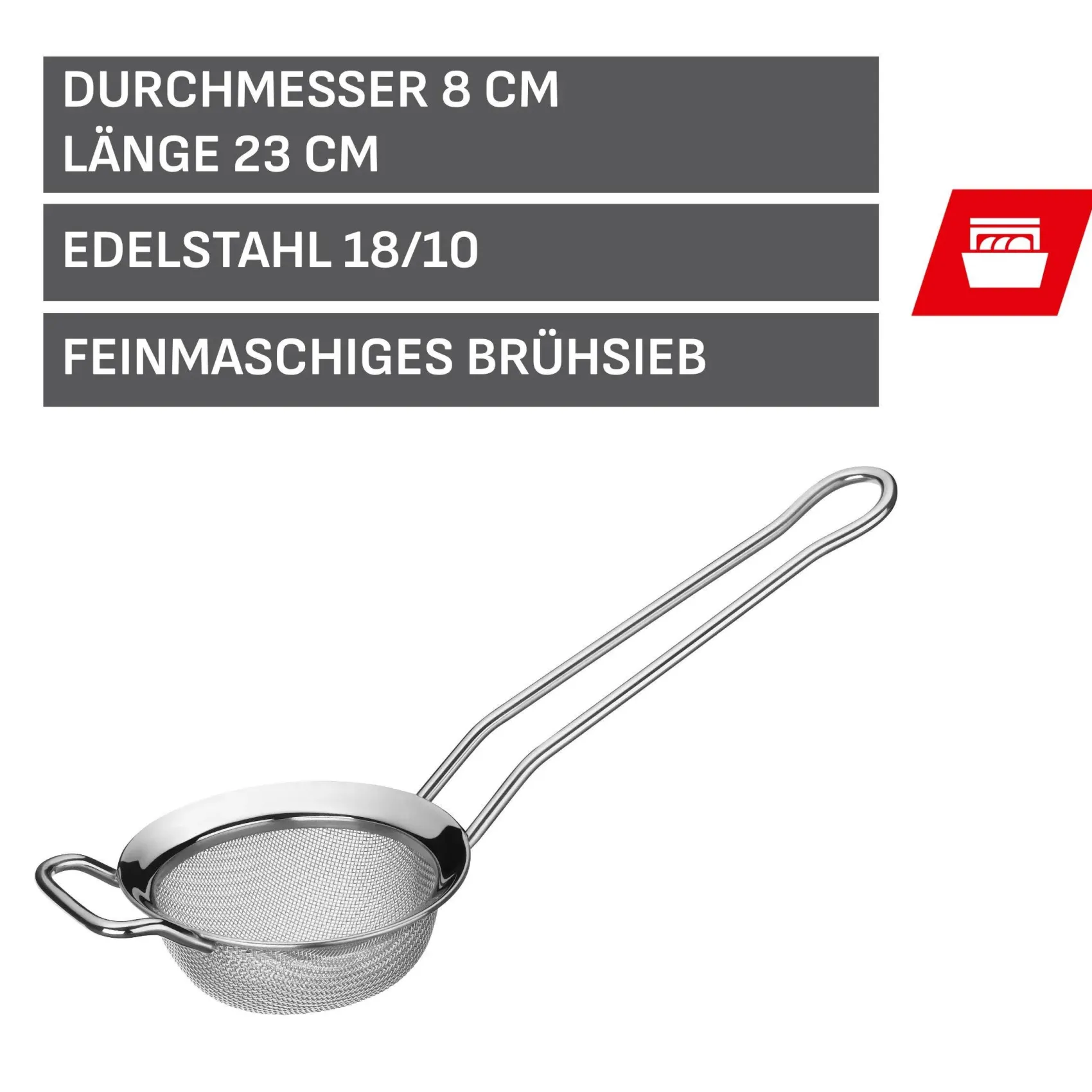 WMF Küchenutensilien|Brühsieb, 8 cm