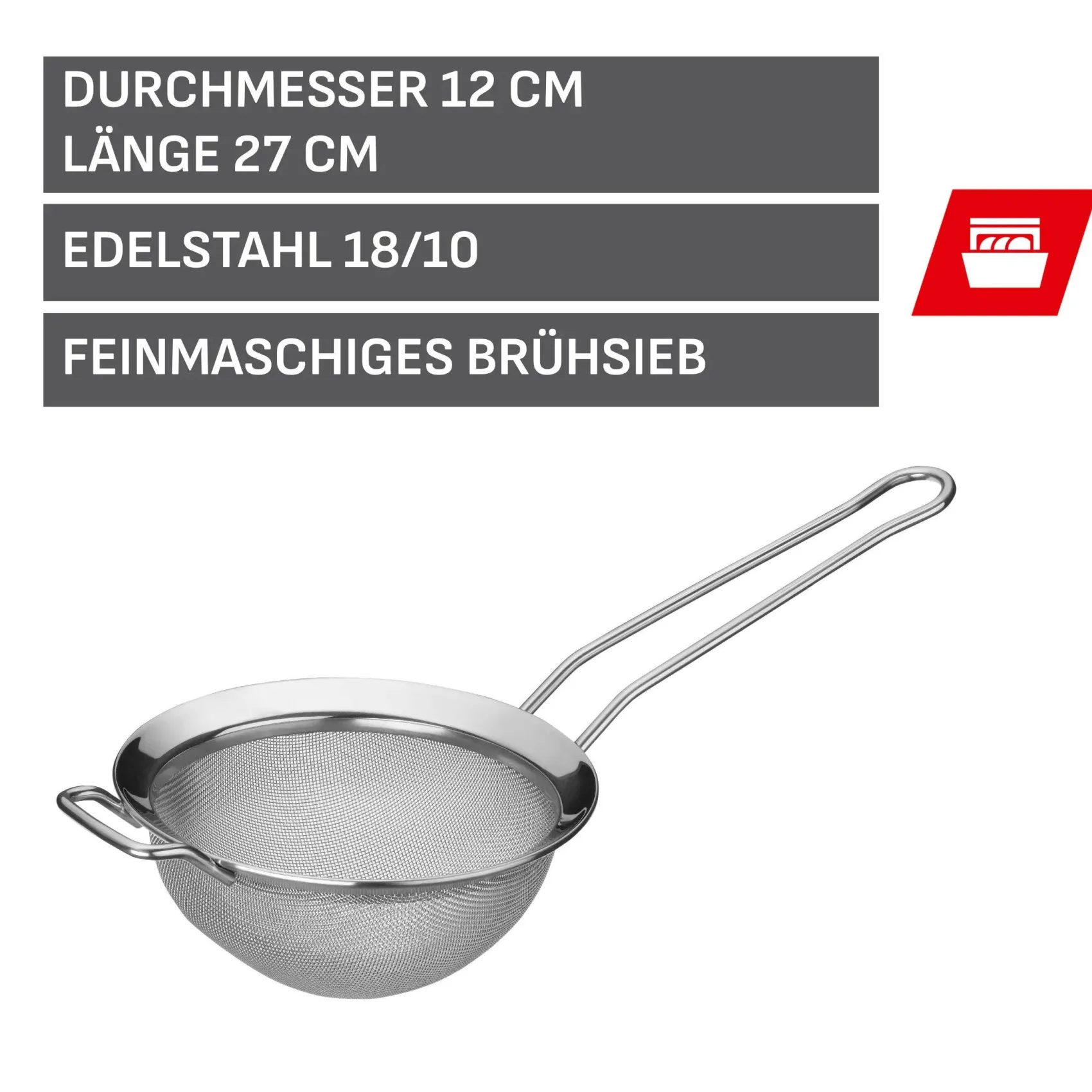 WMF Küchenutensilien|Brühsieb, 12 cm