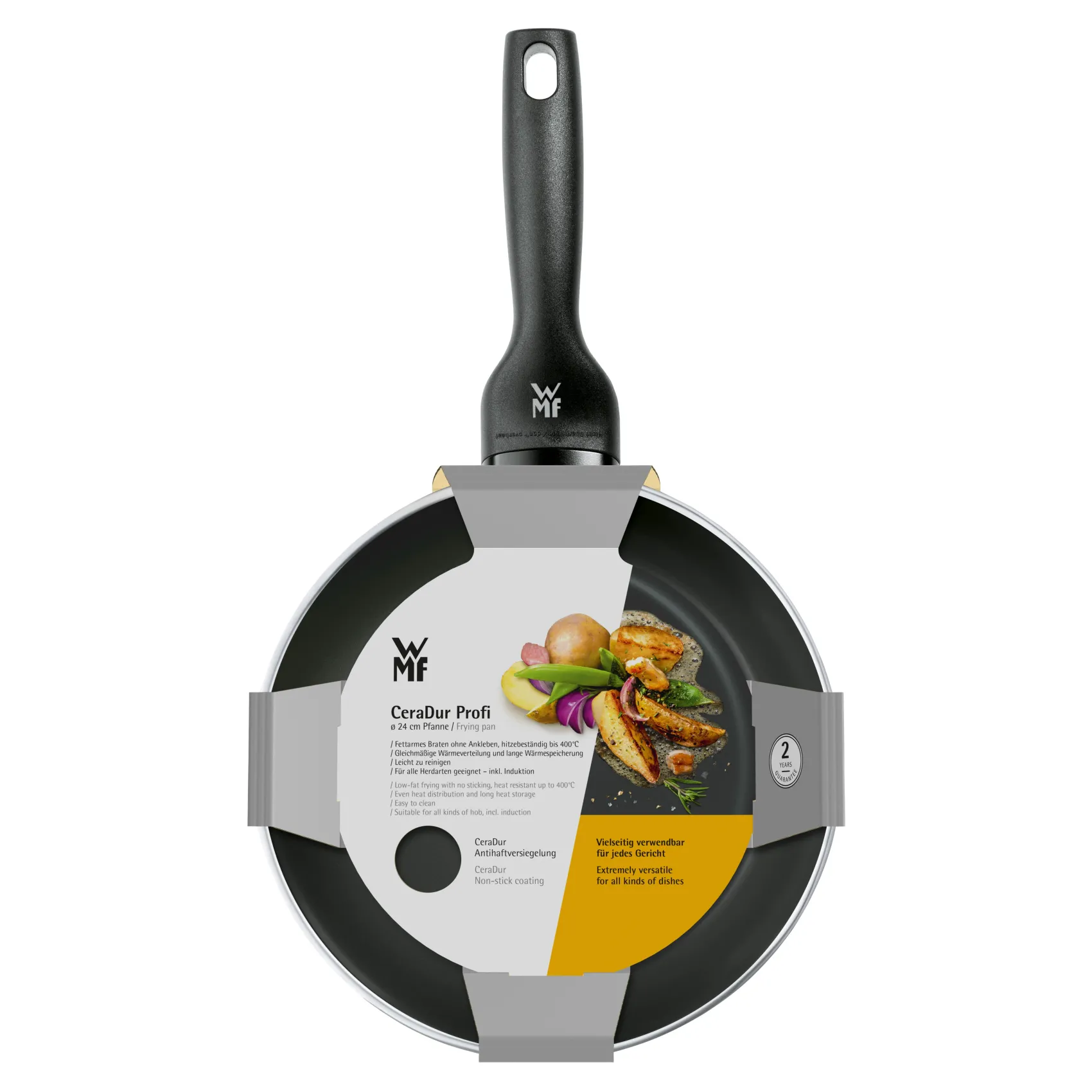 WMF Induktionspfannen|Bratpfannen|CeraDur Profi Stielpfanne, 24 cm