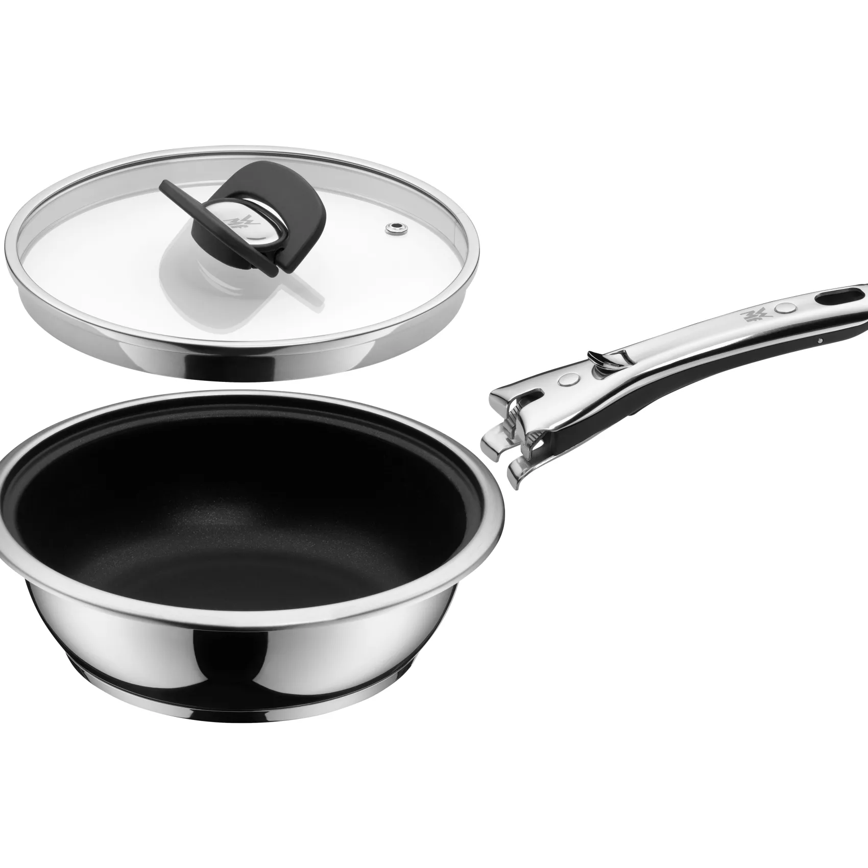 WMF Induktionspfannen|Bratpfannen|Click&Serve Bratpfanne mit Antihaftversiegelung, 20 cm
