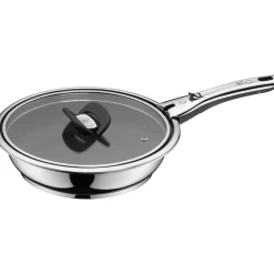 WMF Induktionspfannen|Bratpfannen|Click&Serve Bratpfanne mit Antihaftversiegelung, 24 cm