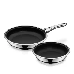 WMF Induktionspfannen|Pfannen-Sets|Click&Serve Pfannen Vorteils-Set*, 3-teilig