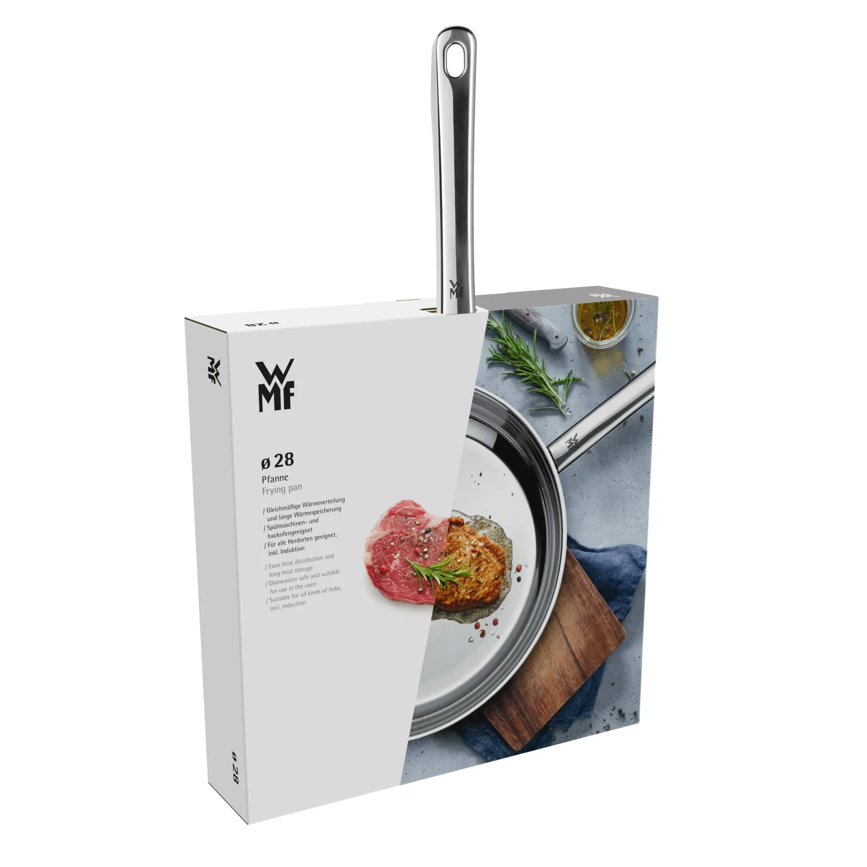 WMF Induktionspfannen|Bratpfannen|Compact Cuisine Stielpfanne, 28 cm
