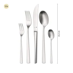 WMF Besteck-Sets|Corvo Besteck-Set, 66-teilig, Cromargan protect®