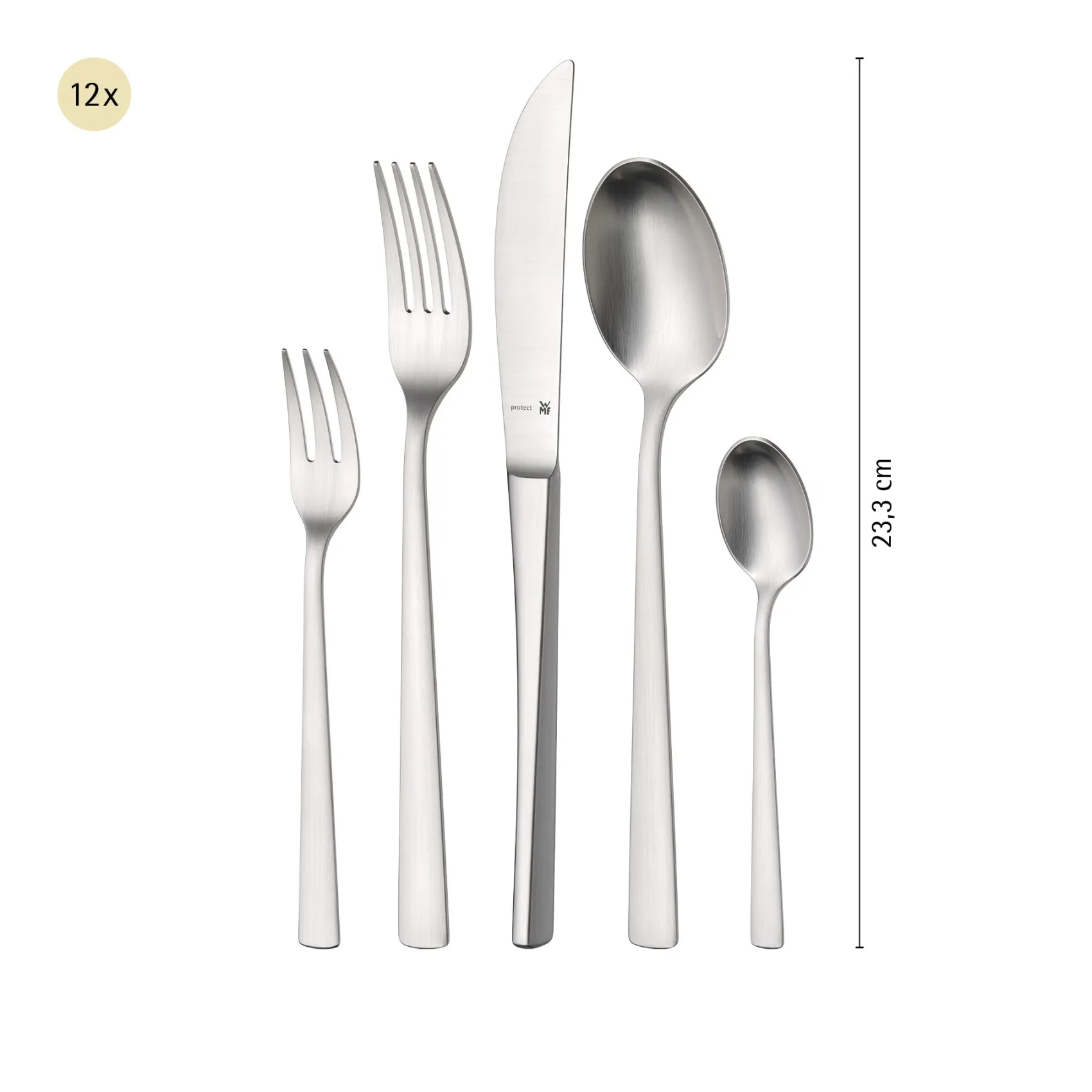 WMF Besteck-Sets|Corvo Besteck-Set, 66-teilig, Cromargan protect®