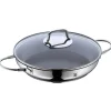WMF Servierpfannen|Pfannen Mit Deckel|Devil Servierpfanne mit Glasdeckel, 26 cm
