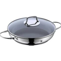 WMF Servierpfannen|Pfannen Mit Deckel|Devil Servierpfanne mit Glasdeckel, 26 cm