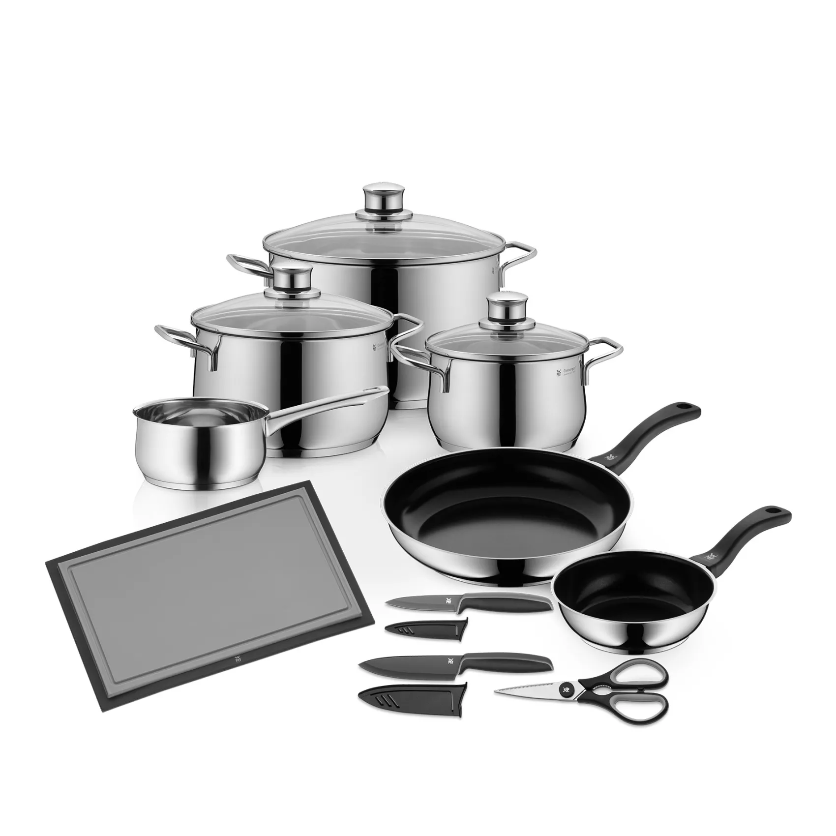 WMF Topfsets|Diadem Plus Kochgeschirr-Set, 10-teilig