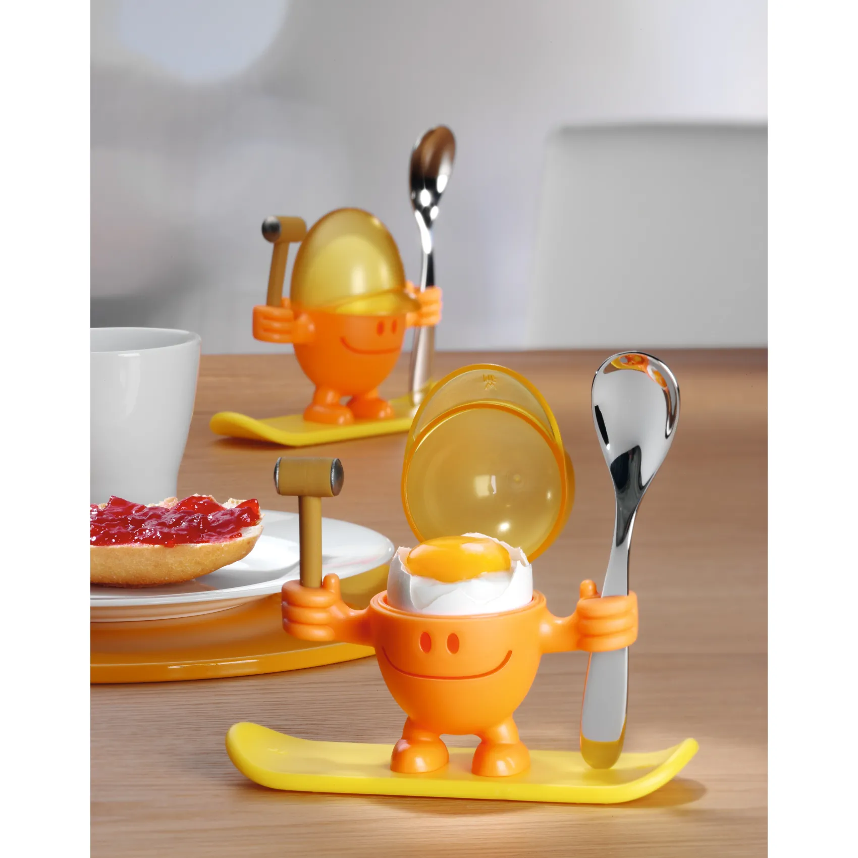 WMF Eierbecher|Eierbecher McEgg mit Löffel, Orange