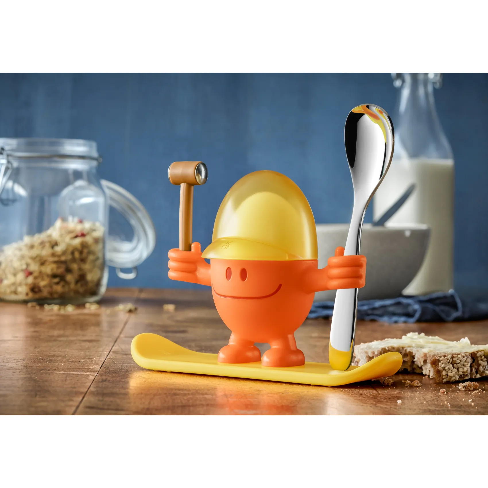 WMF Eierbecher|Eierbecher McEgg mit Löffel, Orange