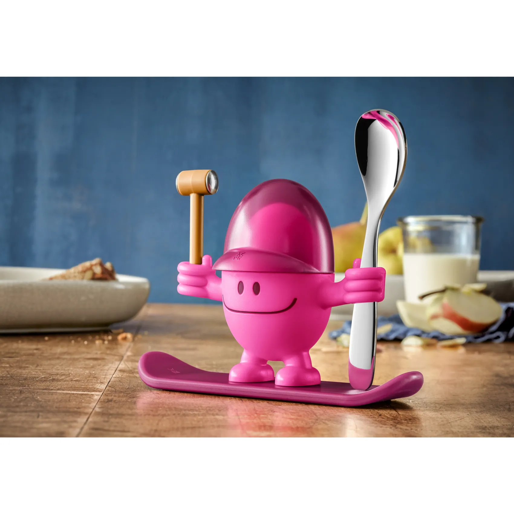 WMF Eierbecher|Eierbecher McEgg mit Löffel, Pink