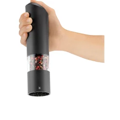 WMF Salz- & Pfeffermühlen|Gewürzmühlen|Elektrische Mühle, schwarz