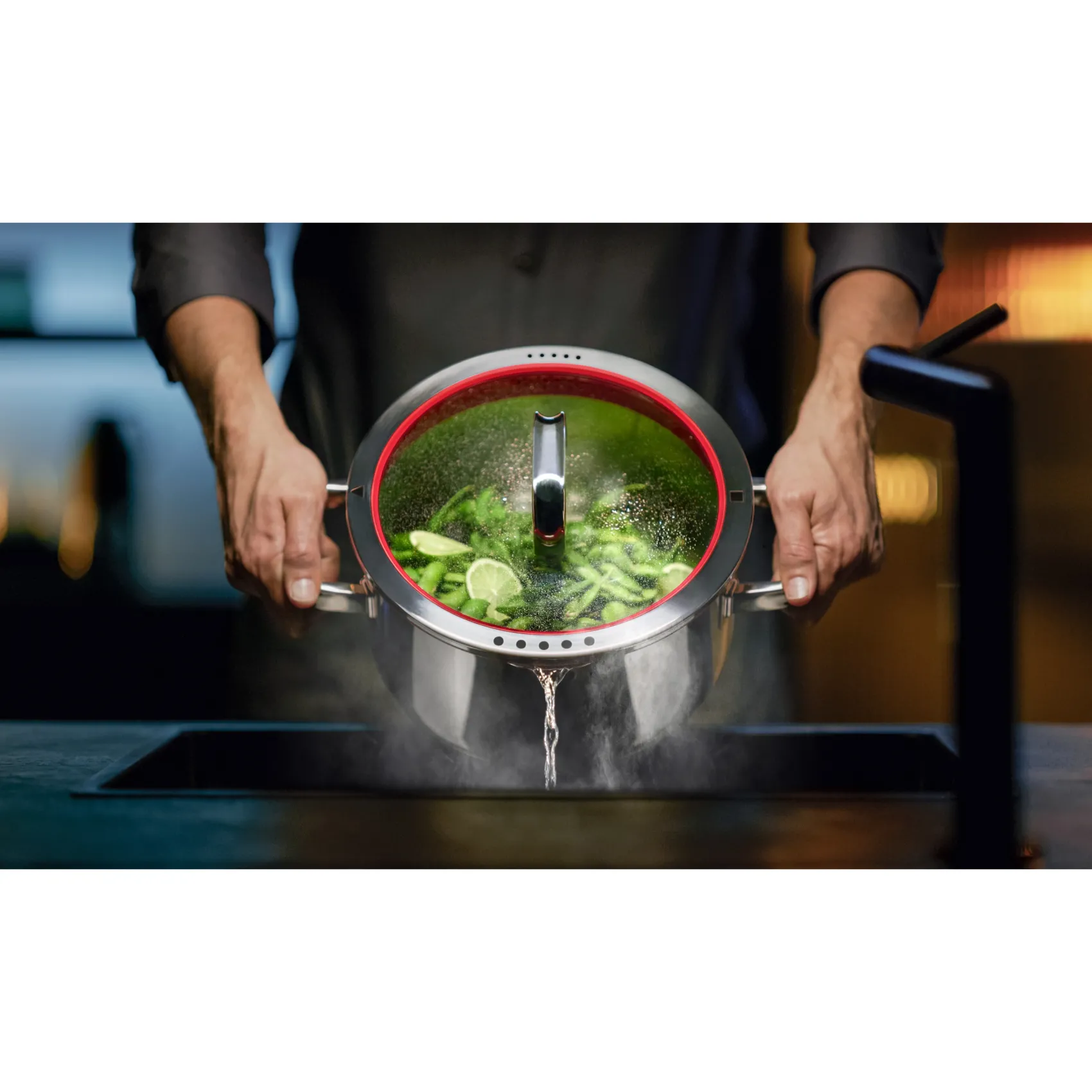 WMF Kochtöpfe|Induktionstöpfe|Function 4 Kochtopf mit Deckel, 24 cm