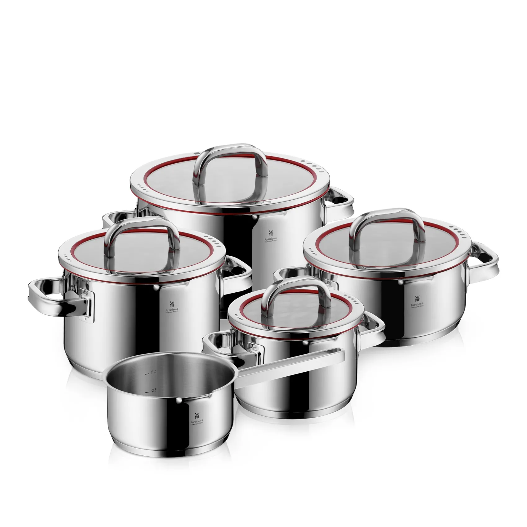 WMF Topfsets|Function 4 Topf-Vorteils-Set*, 5-teilig
