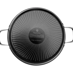 WMF Bratentöpfe|Fusiontec Aromatic Bratentopf mit Deckel, 22 cm, Black