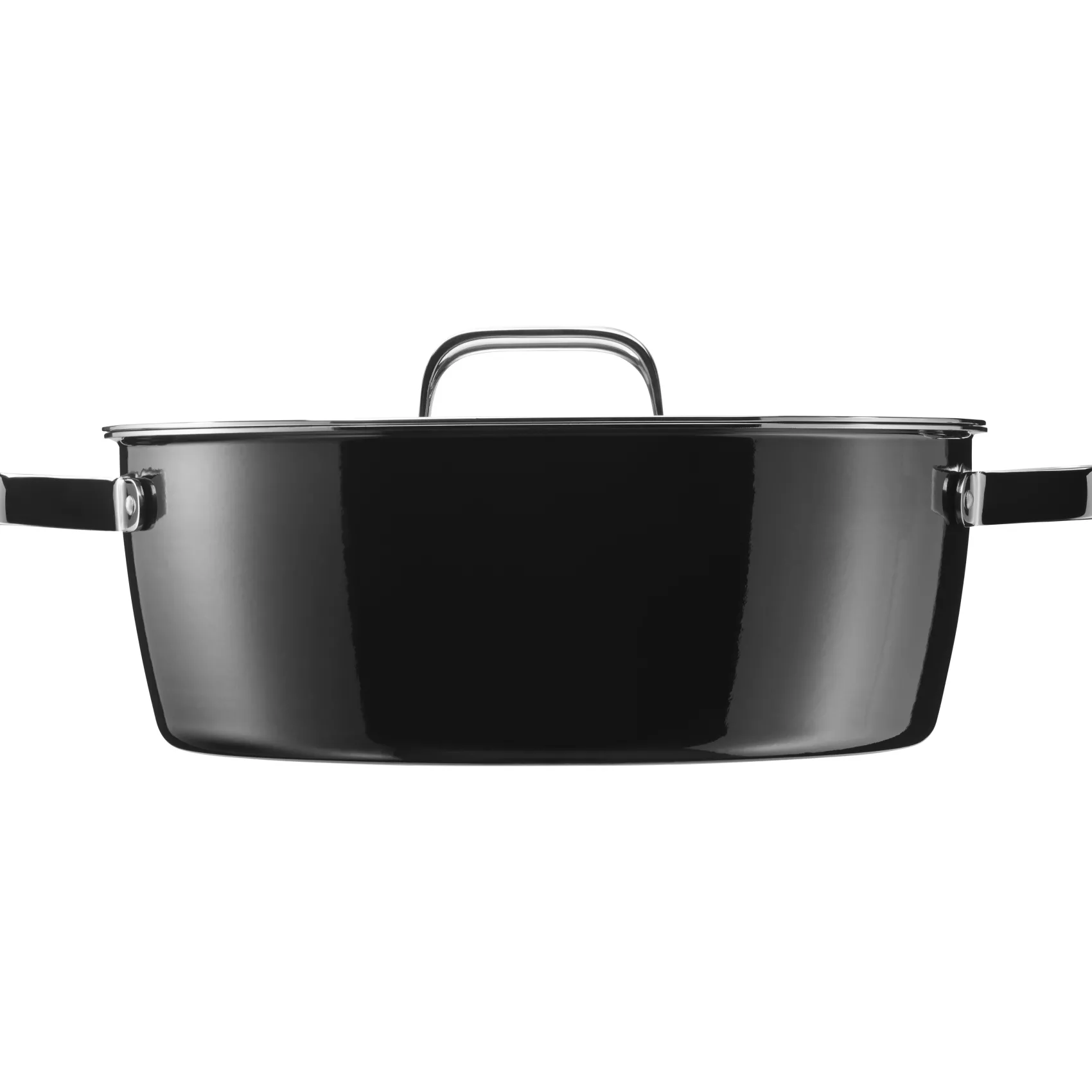 WMF Bratentöpfe|Fusiontec Aromatic Bratentopf mit Deckel, 22 cm, Black