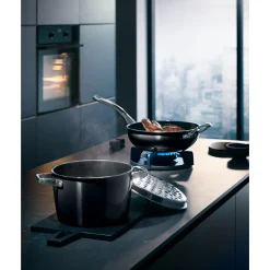 WMF Bratentöpfe|Fusiontec Aromatic Bratentopf mit Deckel, 22 cm, Black