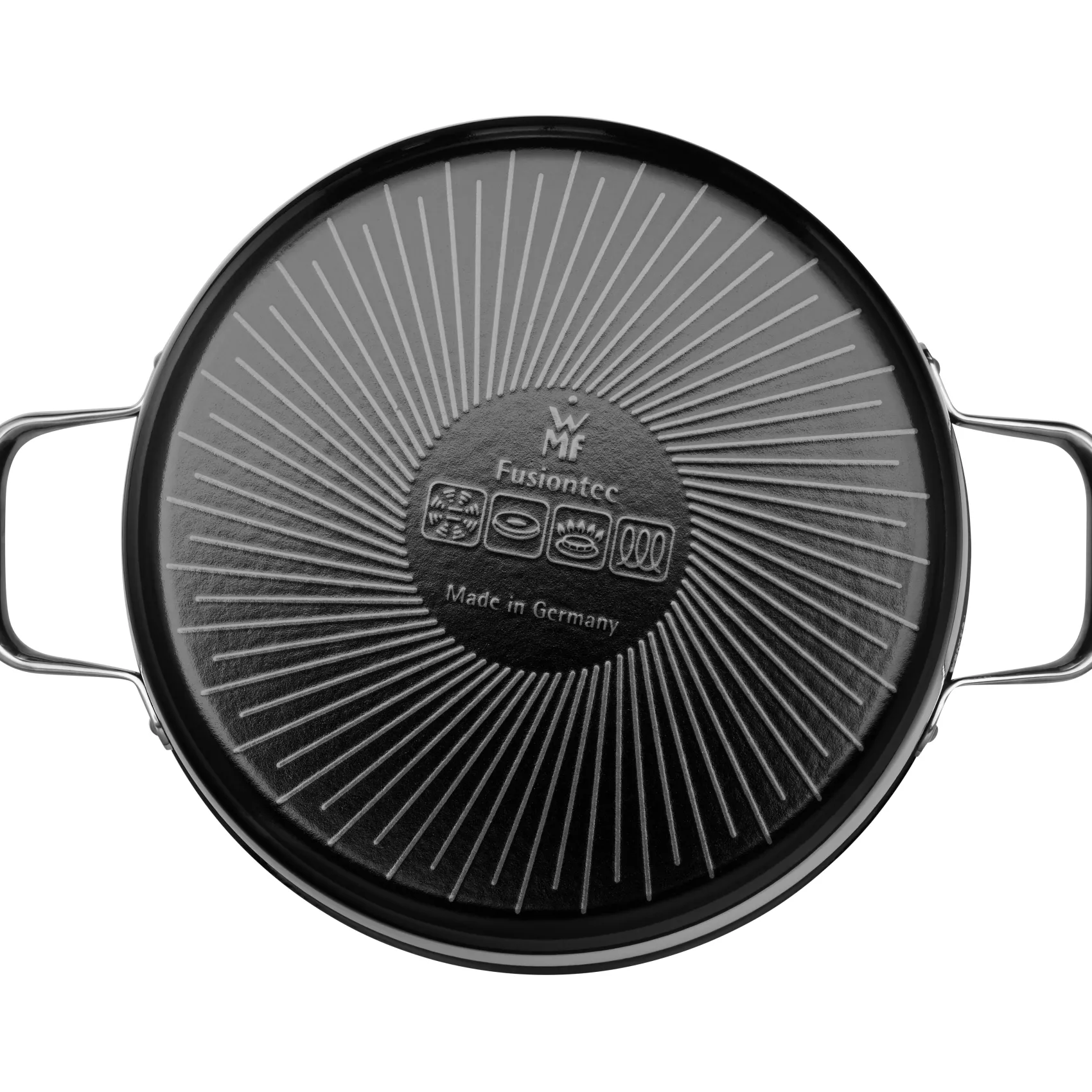 WMF Kochtöpfe|Induktionstöpfe|Fusiontec Aromatic Kochtopf, 24 cm, Black