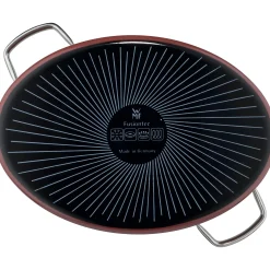 WMF Bräter & Schmortöpfe|Fusiontec Mineral Bräter mit Glasdeckel, oval, 36 cm, Rose Quartz