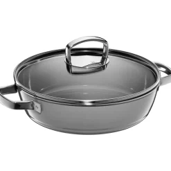 WMF Pfannendeckel|Fusiontec Mineral Glasdeckel für Schmorpfanne, 28 cm