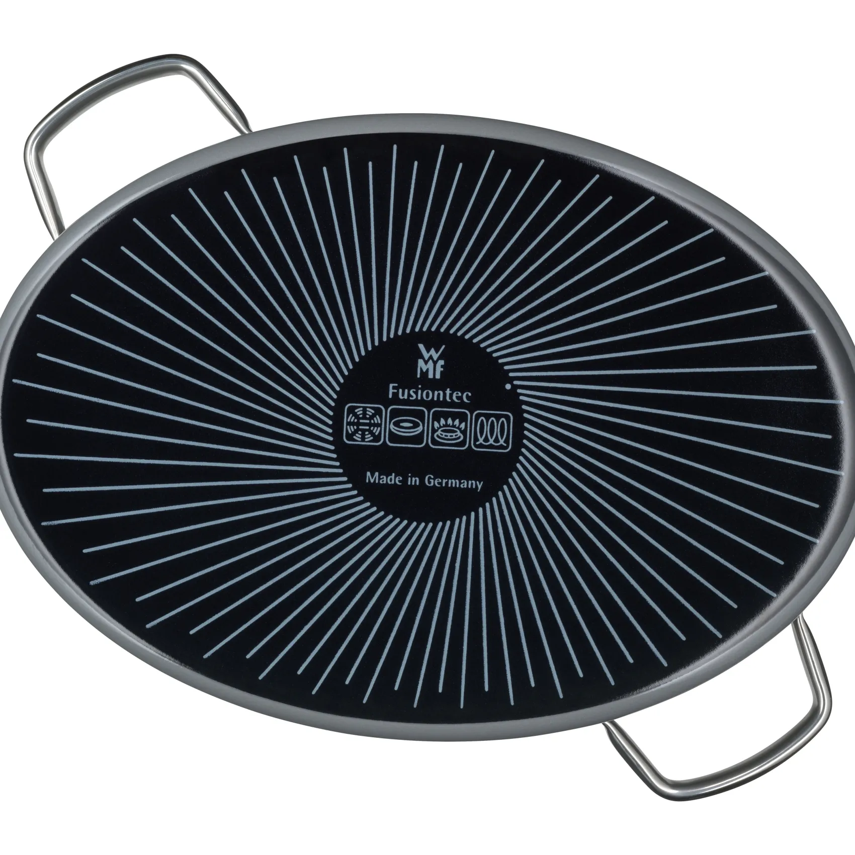 WMF Bräter & Schmortöpfe|Fusiontec Mineral Multi-Bräter mit Edelstahldeckel, 38 cm, Platinum