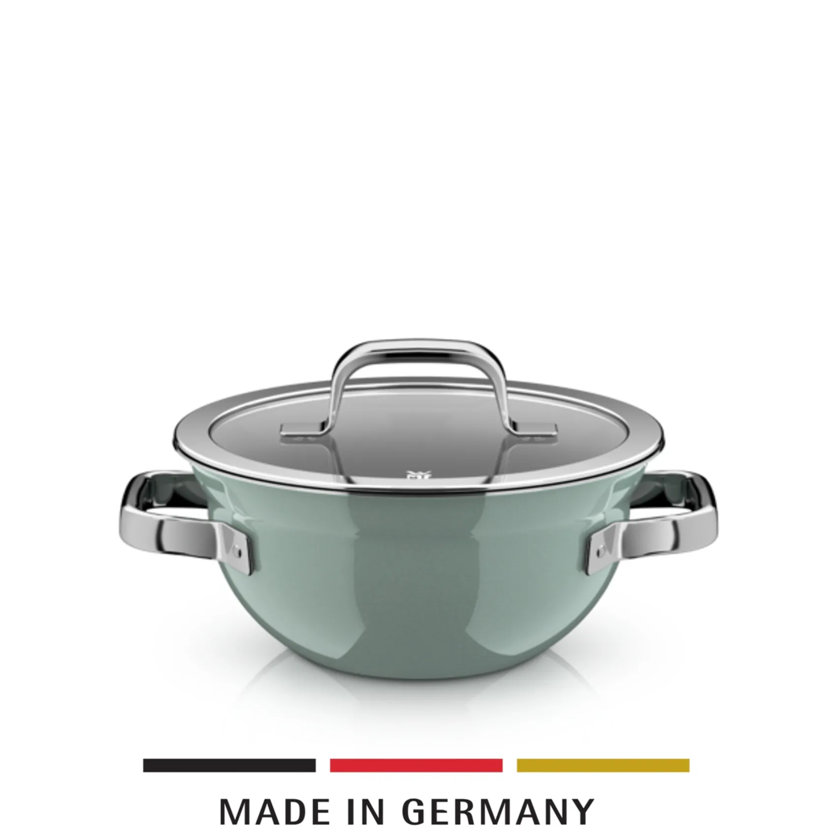 WMF Kochtöpfe|Fusiontec Mineral Pro, Kochschüssel mit Deckel, 20 cm, Eucalyptus Haze