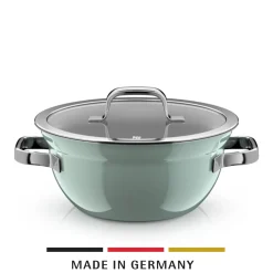 WMF Kochtöpfe|Fusiontec Mineral Pro, Kochschüssel mit Deckel, 24 cm, Eucalyptus Haze