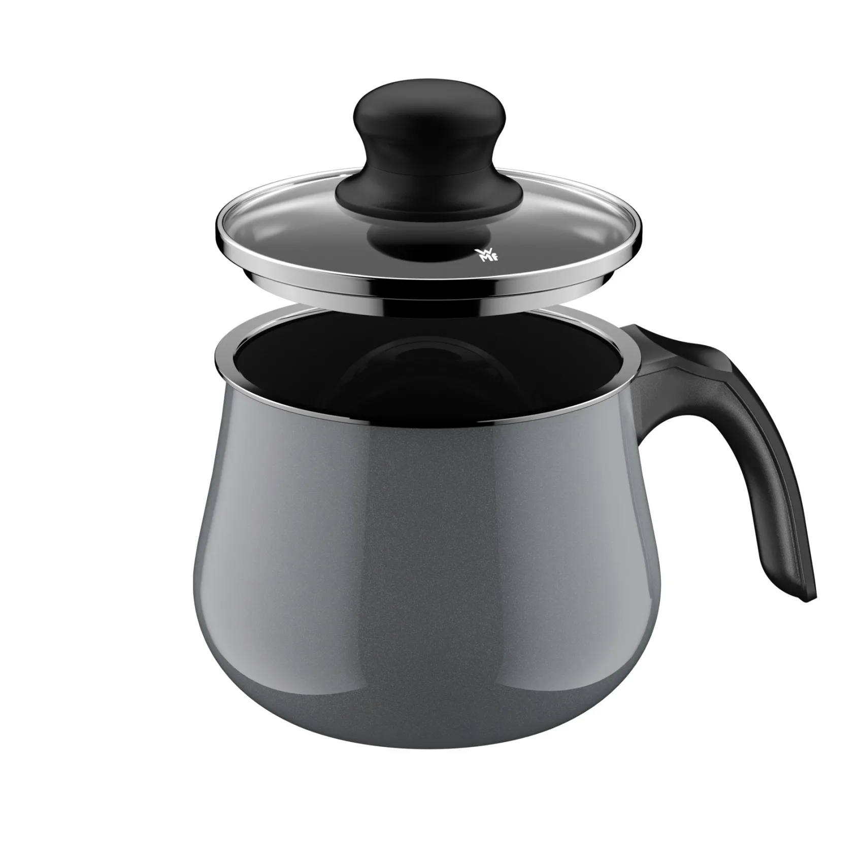 WMF Induktionstöpfe|Fusiontec Mineral Pro, Mini-Topf mit Deckel, 12 cm, Platinum