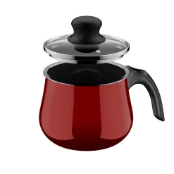 WMF Induktionstöpfe|Fusiontec Mineral Pro, Mini-Topf mit Deckel, 12 cm, Passion Red