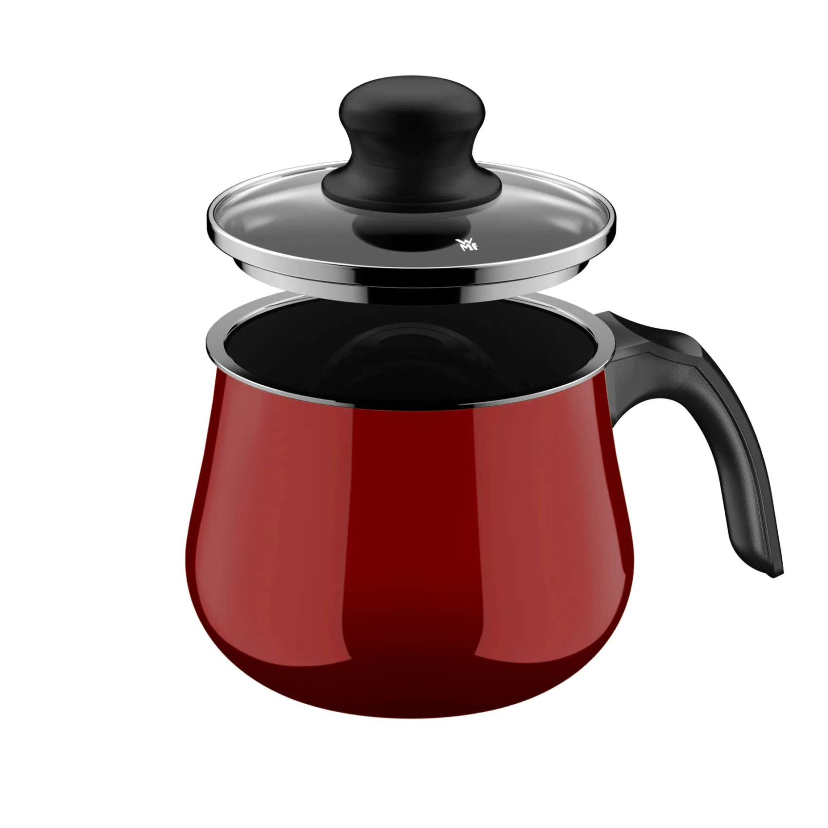 WMF Induktionstöpfe|Fusiontec Mineral Pro, Mini-Topf mit Deckel, 12 cm, Passion Red