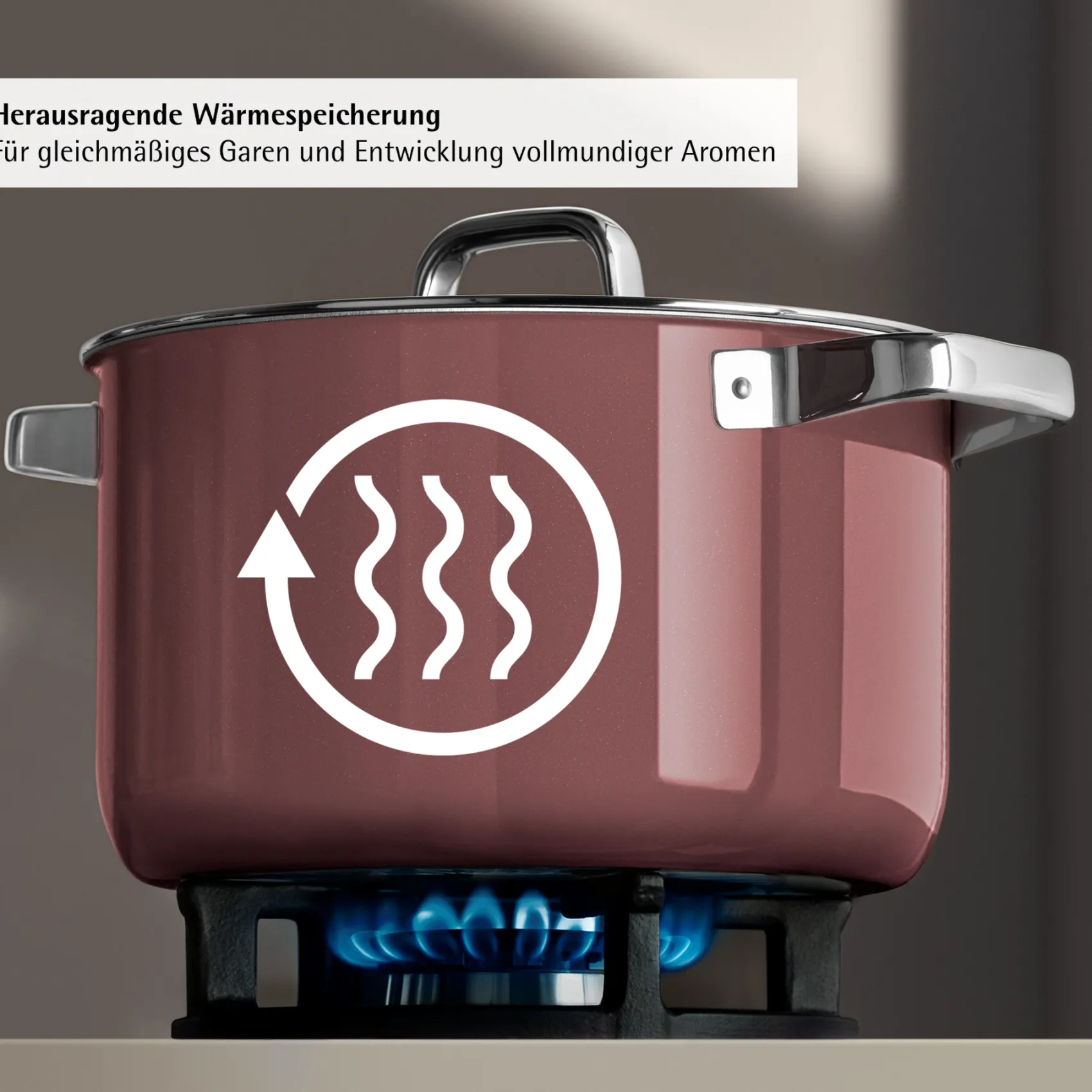 WMF Topfsets|Fusiontec Mineral Pro, Topf-Set, 4-teilig, Rose Quartz