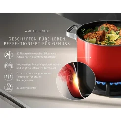 WMF Topfsets|Fusiontec Mineral Pro, Topf-Set, 4-teilig, Passion Red