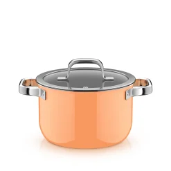 WMF Topfsets|Fusiontec Mineral Pro, Topf-Set, 4-teilig, Papaya Orange