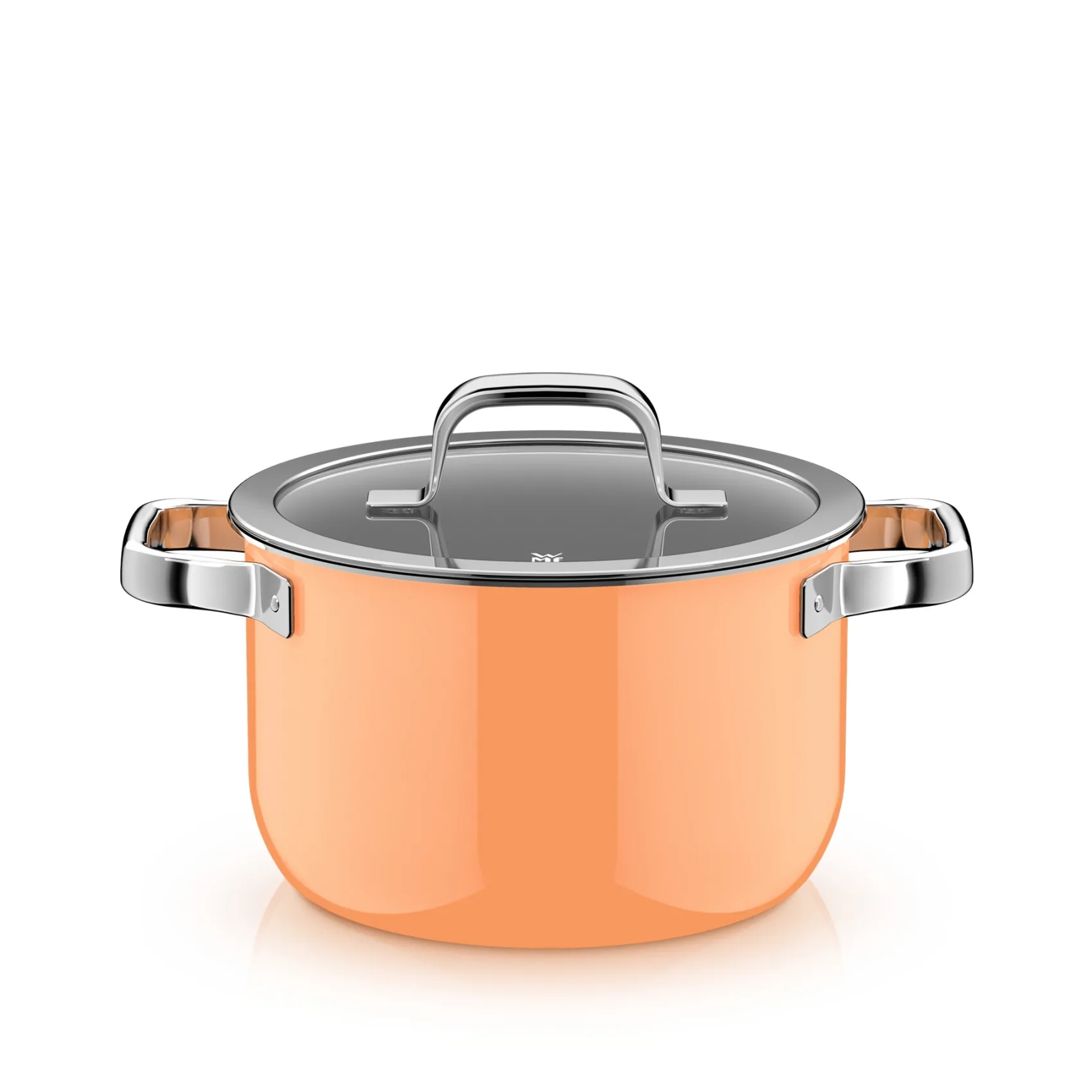 WMF Topfsets|Fusiontec Mineral Pro, Topf-Set, 4-teilig, Papaya Orange