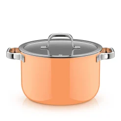 WMF Topfsets|Fusiontec Mineral Pro, Topf-Set, 4-teilig, Papaya Orange