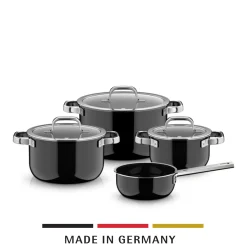 WMF Topfsets|Fusiontec Mineral Pro, Topf-Set, 4-teilig, Black