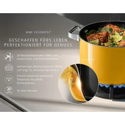 WMF Topfsets|Fusiontec Mineral Pro, Topf-Set, 4-teilig, Mango Yellow