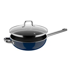WMF Woks|Fusiontec Mineral Pro, Wok mit Deckel, 28 cm, Tim Raue Edition