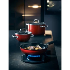 WMF Bratpfannen|Fusiontec Mineral Stielpfanne, 28 cm, Red