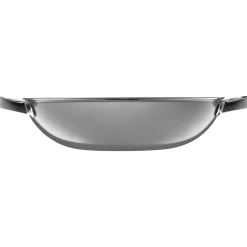 WMF Woks|Pfannen Mit Deckel|Fusiontec Mineral Wok mit Glasdeckel, 32 cm, Platinum