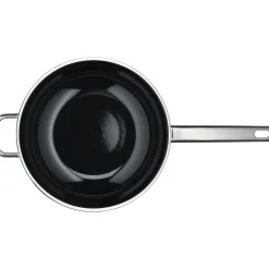 WMF Woks|Fusiontec Mineral Wok mit Glasdeckel, 28 cm, Rose Quartz