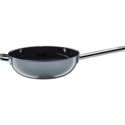WMF Woks|Fusiontec Mineral Wok mit Glasdeckel, 28 cm, Platinum