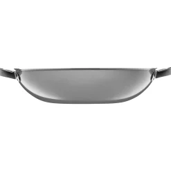 WMF Woks|Pfannen Mit Deckel|Fusiontec Mineral Wok mit Glasdeckel, 36 cm, Platinum