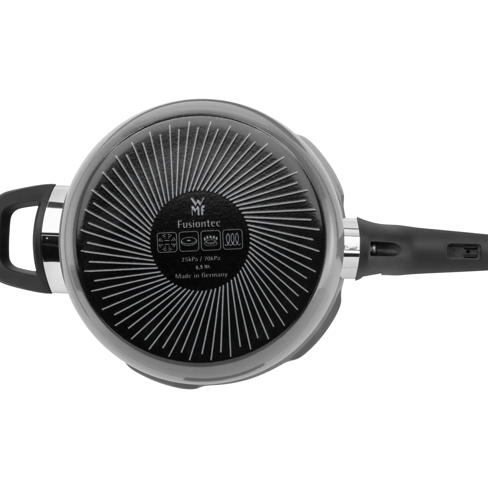 WMF Schnellkochtöpfe|Induktionstöpfe|Fusiontec Perfect Premium Schnellkochtopf, 22 cm, 4,5 l Platinum